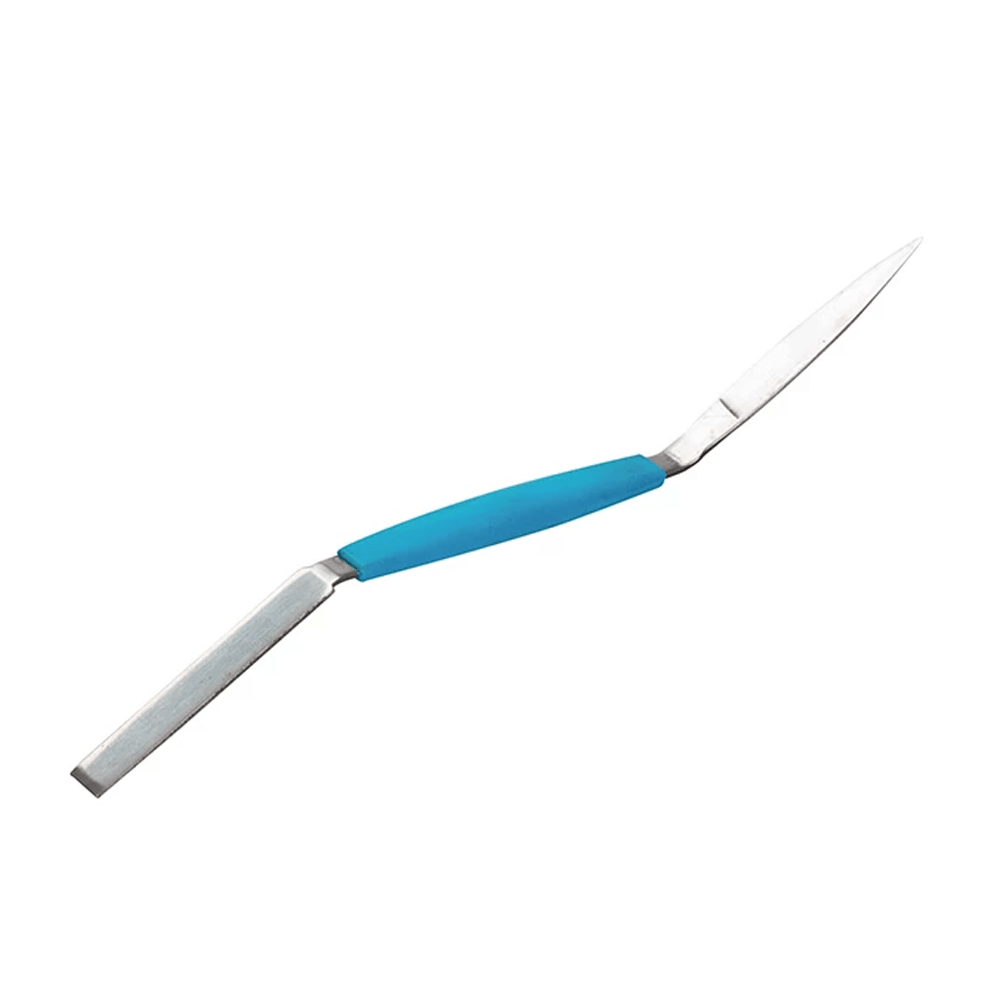 Repointing and finishing trowel for use in crack stitch repairs and repointing