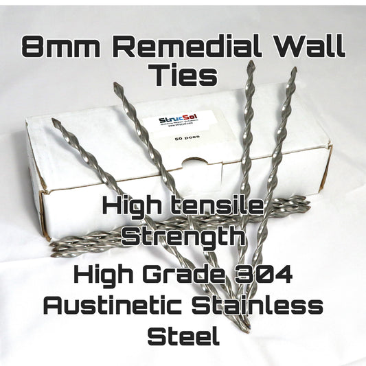Strucsol Wall Tie 8mm diameter (remedial wall ties)