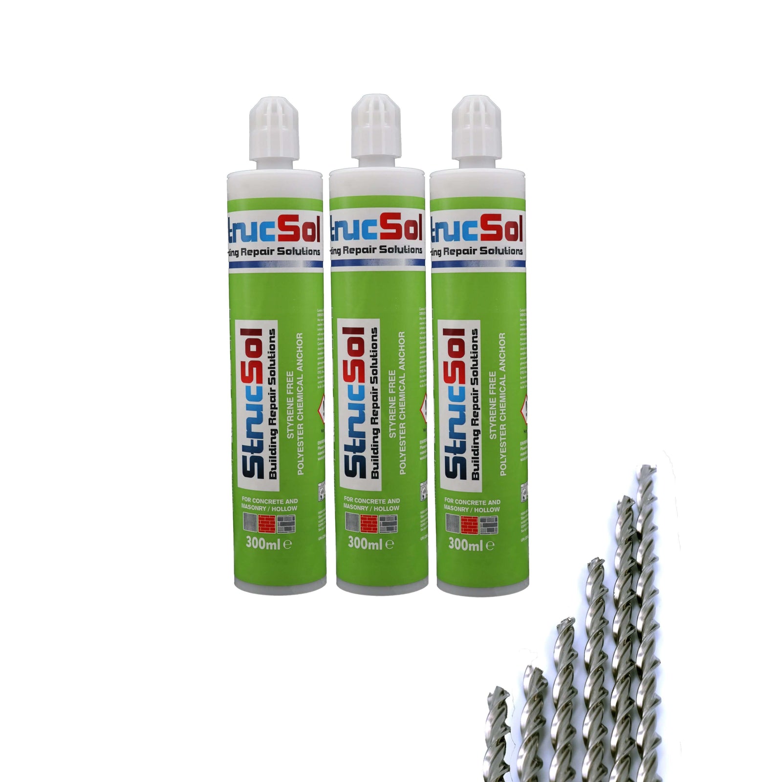 300ml resin with 5 bars