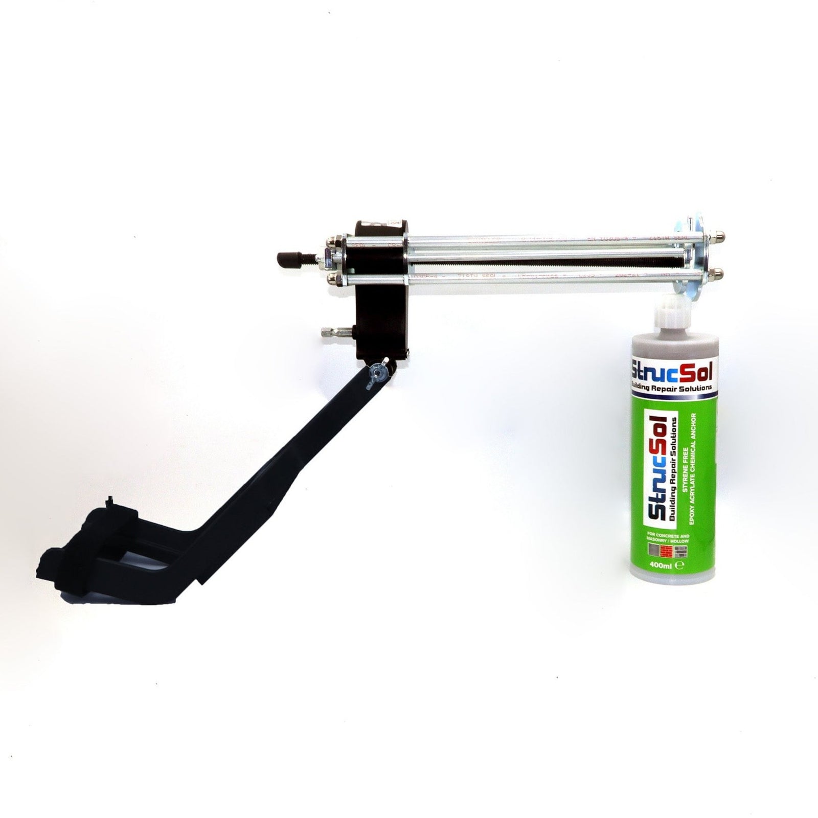 Strucsol 380ml - 410ml Auto Resin Gun (Power Tool Adapter)