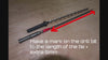 Wall tie install video