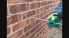 Wall tie install tool being used