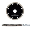 Diamond Mortar Raking Blade 125mm x 6.35mm for mortar bed joint raking and crack stitch repairs